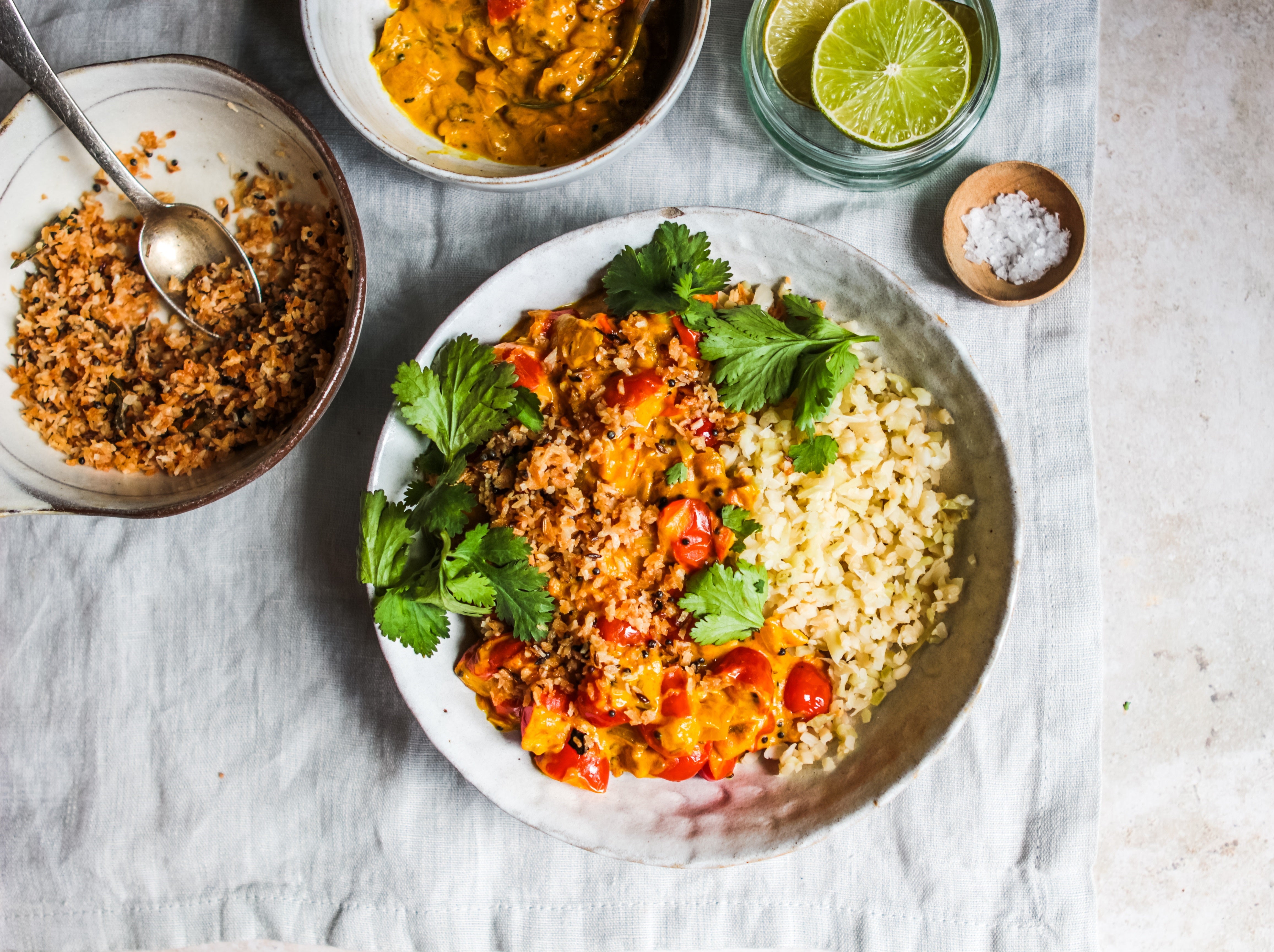 Cherry Tomato Curry with Coconut Chutney – Fullgreen UK